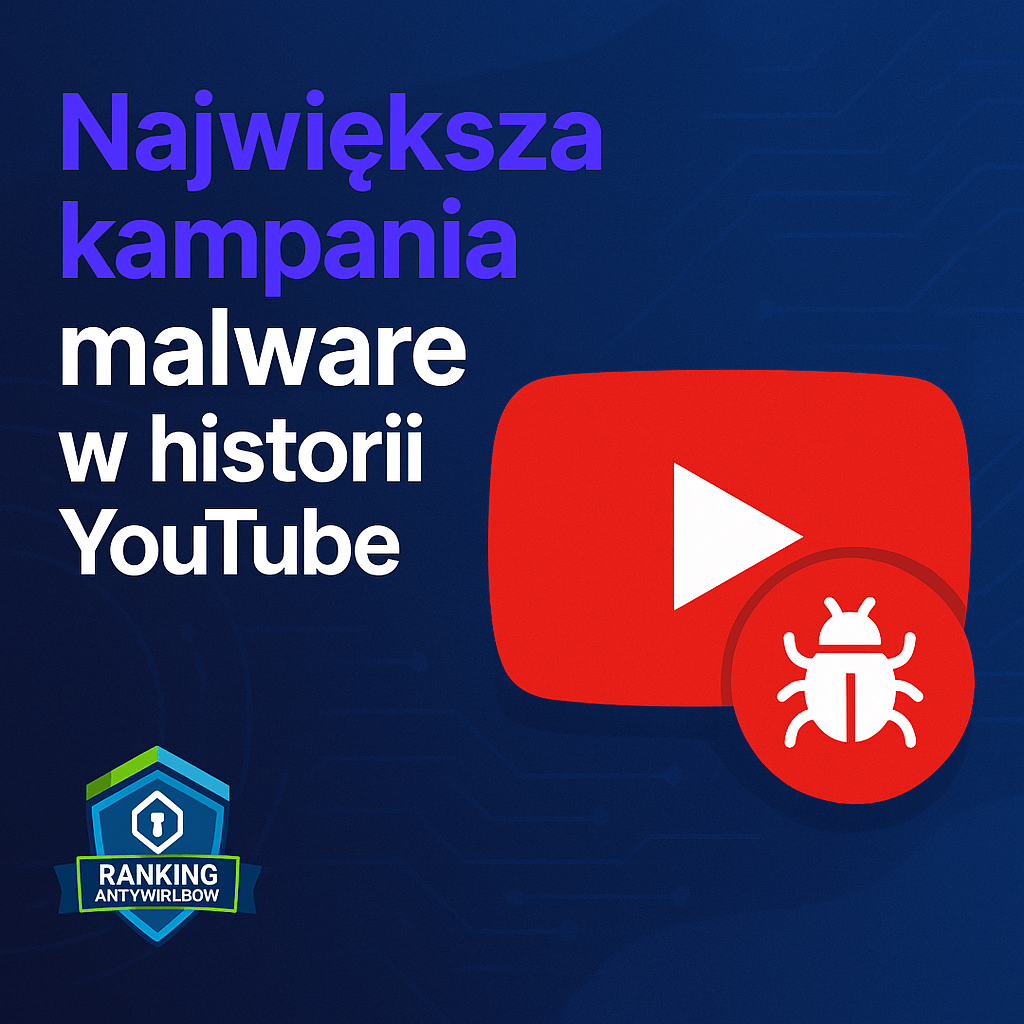 Największa kampania malware w historii YouTube